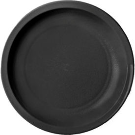 Cambro Manufacturing 55CWNR110 Cambro 55CWNR110 - Plate Narrow Rim, 5 1/2",  Black image.