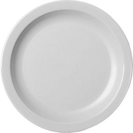 Cambro Manufacturing 65CWNR148 Cambro 65CWNR148 - Plate Narrow Rim, 6 1/2",  White image.