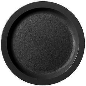 Cambro Manufacturing 825CWNR110 Cambro 825CWNR110 - Plate Narrow Rim, 8 1/4",  Black image.