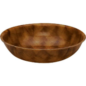 Cambro Manufacturing 8F301 Cambro 8F301 - Salad Bowl, 8" Diameter., 31.2 oz., Fiberglass, Dark Basketweave image.