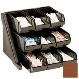 Cambro Manufacturing 9RS9131 Cambro 9RS9131 - Organizer Rack, with 9 Bins, Dark Brown image.