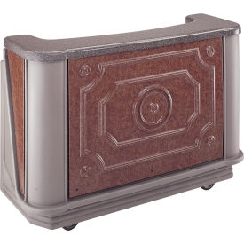Cambro Manufacturing BAR650DSDX669 Cambro BAR650DSDX669 - Mid Size w/Pre-Mix System Soda Canisters, Carmel Decor image.