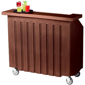 Cambro Manufacturing BAR540131 Cambro BAR540131 - Small Size, Bottle Service, Standard Decor, Dark Brown image.