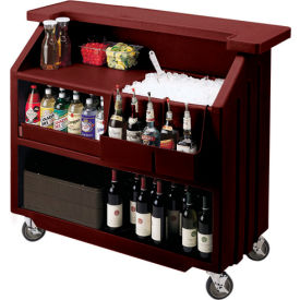 Cambro BAR540131 - Small Size, Bottle Service, Standard Decor, Dark Brown
