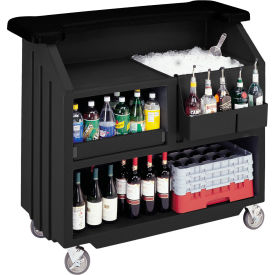 Cambro Manufacturing BAR540DS670 Cambro BAR540DS - Beverage Bar, Small Portable, Black Base image.