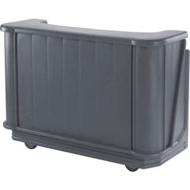 Cambro Manufacturing BAR650CP191 Cambro BAR650CP191 - Mid Size Partially Equipped for Soda Service, Granite Gray image.