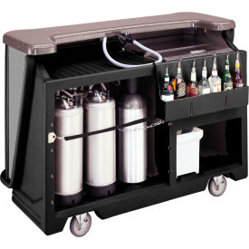 Cambro BAR650DSDX667 - Mid Size w/Pre-Mix System Soda Canisters, Manhattan Decor