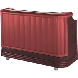 Cambro BAR730CP189 - Large Size Partially Equipped for Soda Service, Two Tone, Brown/Mahogany