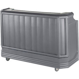 Cambro BAR730CP191 - Large Size Partially Equipped for Soda Service, Granite Gray