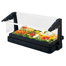 Cambro Manufacturing BBR720110 Cambro BBR720110 - Buffet Bar with Sneeze Guard 24 x 73, Black image.