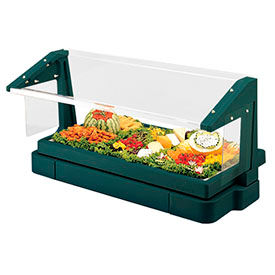 Cambro Manufacturing BBR720519 Cambro BBR720519 - Buffet Bar with Sneeze Guard 24 x 73, Green image.
