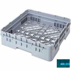 Cambro Manufacturing BR414414 Cambro BR414414 - Camrack  Base Rack 4-1/4" Inside Stack Height Teal NSF image.