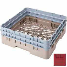Cambro Manufacturing BR578416 Cambro BR578416 - Camrack  Base Rack 5-7/8" Inside Stack Height Cranberry NSF image.