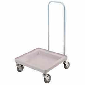 Cambro Manufacturing CDR2020H151 Cambro CDR2020H151 - CamRack dolly w/Handle Soft Grey image.