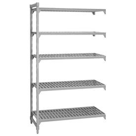 Cambro Manufacturing CPA216072V5480 Camshelving® Premium Add-On Unit - 5 Vented Shelves 21x60x72 image.