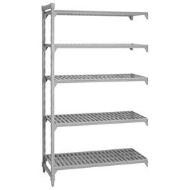 Cambro Manufacturing CPA243672V5480 Camshelving® Premium Add-On Unit - 5 Vented Shelves 24x36x72 image.