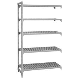 Cambro Manufacturing CPA244272V5480 Camshelving® Premium Add-On Unit - 5 Vented Shelves 24x42x72 image.
