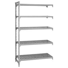 Cambro Manufacturing CPA185472V5480 Camshelving® Premium Add-On Unit - 5 Vented Shelves 18x54x72 image.
