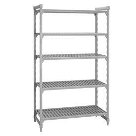 Cambro Manufacturing CPU183672V5480 Camshelving® Stationary Starter - 5 Vented Shelves 18x36x72 image.