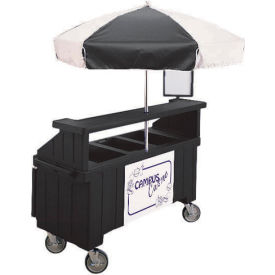 Cambro Manufacturing CVC72110 Cambro CVC72110 - Camcruiser Vending Cart, 1 full size pan, 6" deep, Black image.