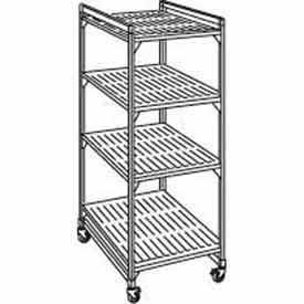 Cambro Manufacturing EMU183670V4580 Camshelving® Elements Mobile Starter w/Casters, 36"L x 18"W x 70"H, Brushed Graphite image.
