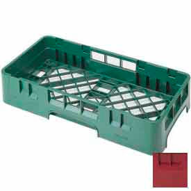 Cambro Manufacturing HBR258416 Cambro HBR258416 - Camrack  Base Rack, 1/2 Size, 19-3/4" x 9-7/8", 2-5/8" Inside Stack Ht., Crnbrry image.