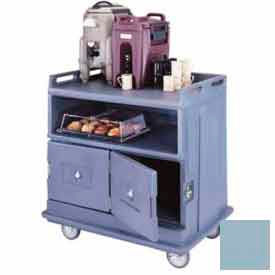 Cambro Manufacturing MDC24F401 Cambro MDC24F401 - Beverage Service Cart Flat Top, 44-1/2 x 30 x 44, Slate Blue image.