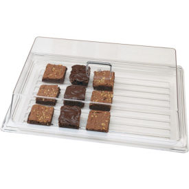 Cambro Manufacturing RD1220CW135 Cambro RD1220CW135 - Display Cake Cover Rectangular 12x20, Clear image.
