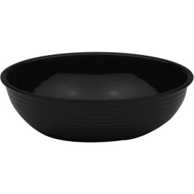 Cambro Manufacturing RSB10CW110 Cambro RSB10CW110 - Bowl Ribbed Camwear Round 10", Black image.