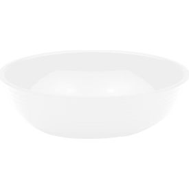 Cambro Manufacturing RSB10CW148 Cambro RSB10CW148 - Bowl Ribbed Camwear Round 10", White image.