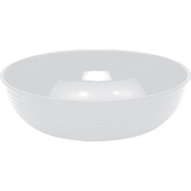 Cambro Manufacturing RSB18CW135 Cambro RSB18CW135 - Bowl Ribbed Camwear Round 18", Clear image.