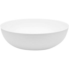Cambro Manufacturing RSB23CW135 Cambro RSB23CW135 - Bowl Ribbed Camwear Round 23", Clear image.