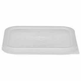 Cambro Manufacturing SFC12SCPP190 Cambro® Cover For Camwear Camsquare 12, 18 & 22 Qt. Containers, 12-1/4"L x 11-1/4"W, Clear image.