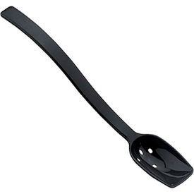 Cambro Manufacturing SPOP10CW110 Cambro SPOP10CW110 - 10" Camwear Perforated Spoon, Black image.