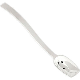 Cambro Manufacturing SPOP10CW135 Cambro SPOP10CW135 - 10" Camwear Perforated Spoon, Clear image.