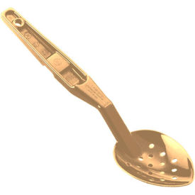 Cambro Manufacturing SPOP11CW133 Cambro SPOP11CW133 - 11" Camwear Perforated Spoon, Beige image.