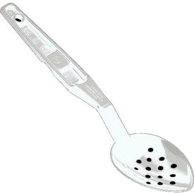 Cambro Manufacturing SPOP11CW135 Cambro SPOP11CW135 - 11" Camwear Perforated Spoon, Clear image.