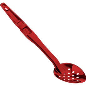 Cambro Manufacturing SPOP13CW404 Cambro SPOP13CW404 - 13" Camwear Perforated Spoon, Red image.