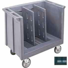 Cambro Manufacturing TDC30110 Cambro TDC30110 - Dish/Tray Cart adjustable with 2 dividers Black image.