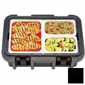 Cambro Manufacturing UPC160110 Cambro UPC160110 - Camcarrier Ultra Pancarrier, Top Loading, Cap. 20 Qt., Stackable, Black image.