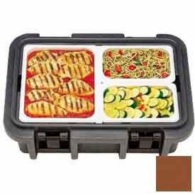 Cambro Manufacturing UPC160131 Cambro UPC160131 - Camcarrier Ultra Pancarrier, Top Loading, Cap. 20 Qt., Dark Brown image.