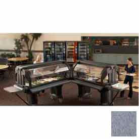 Cambro Manufacturing VBRR5191 Cambro VBRR5191 - Versa Food Bar Tray Rail Only, 60", Granite Gray, NSF image.