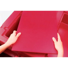 Cambro Manufacturing WCR1220158 Cambro WCR1220158 - Vending Cart Cover for Food well, Full Size (13" x 21"), Hot Red image.