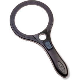 Carson Optical AS-90 Carson Lume Series COB LED Magnifier, 3.5" with 2.5x / 7x Magnification, Black image.