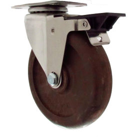Durable Superior Casters Swivel Top Plate Caster - 5 Durable Superior Casters Swivel Top Plate Caster - 5