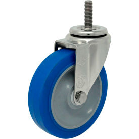 Casters, Wheels & Industrial Handling 15NM40GL5A68YY Durable Superior Casters Swivel Stem Caster - 4"Dia. Nomadic, Threaded with 1-1/2"H Stem image.