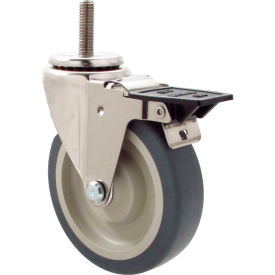 Casters, Wheels & Industrial Handling 15TP40GT9068HY Durable Superior Casters Swivel Stem Caster - 4"Dia. Thermo-Pro, Bore with Tech Lock, 1-1/2"H Stem image.