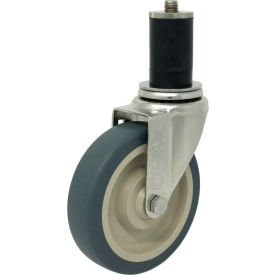 Casters, Wheels & Industrial Handling 15TP40GT9076YY Durable Superior Casters Swivel Expansion Stem Caster - 4"Dia. Thermo-Pro, Bore image.