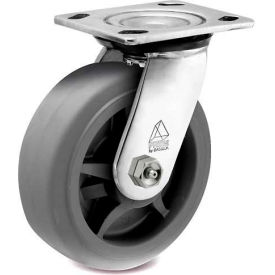 Casters, Wheels & Industrial Handling CPS80156SS-TPR11(GG) Bassick® Prism Stainless Steel Swivel Caster - Thermal Plastic Rubber - Flat Tread - 8" Dia. image.