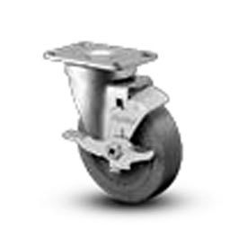 Casters, Wheels & Industrial Handling DCXS03031-SF Albion® Institutional Caster - Swivel with Brake 3" Diameter 275 Lb. Cap. - DCXS03031-SF image.